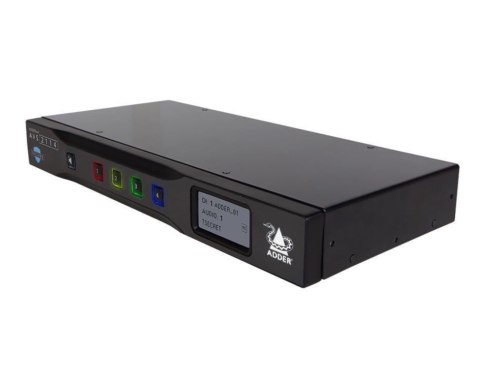 Adder AVS-2114 ADDERView Secure 4 Port DVI Single Head Switch - Image 2