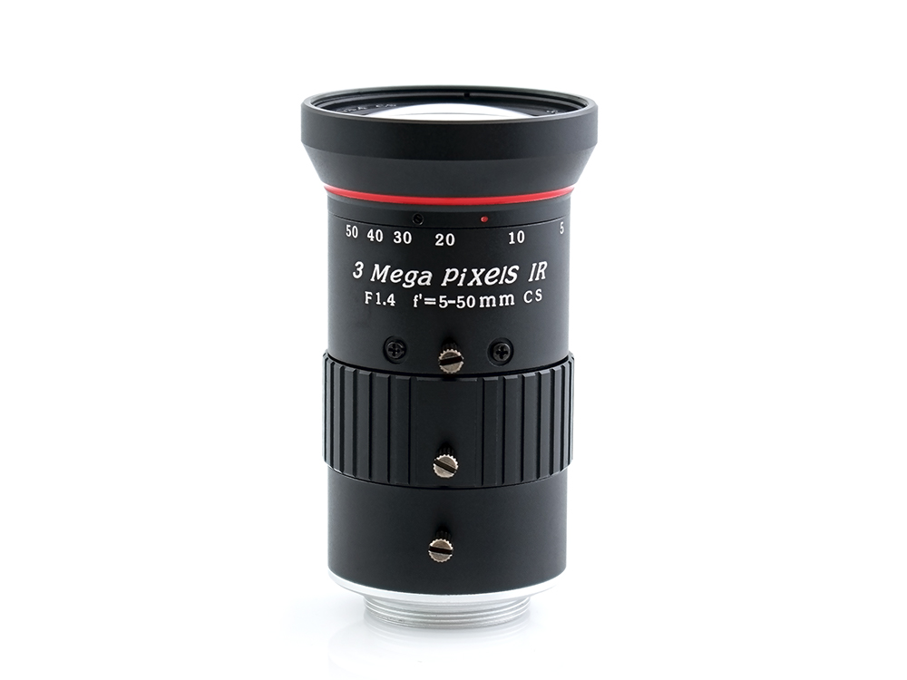 Aida CS-0550V HD Varifocal 5mm-50mm Manual Iris CS Mount Lens - Image 2