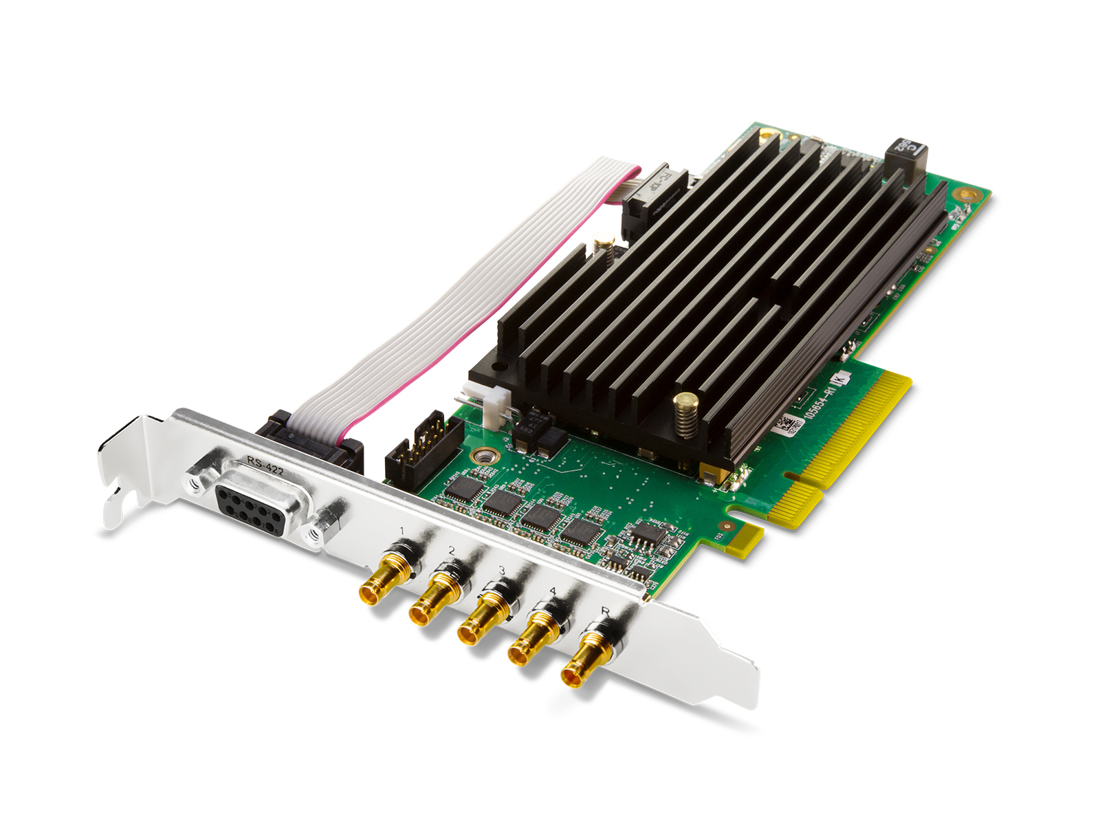 AJA CRV44-T-NCF Corvid 44 with Standard Profile PCIe Bracket and Passive Heat Sink/No Cables
