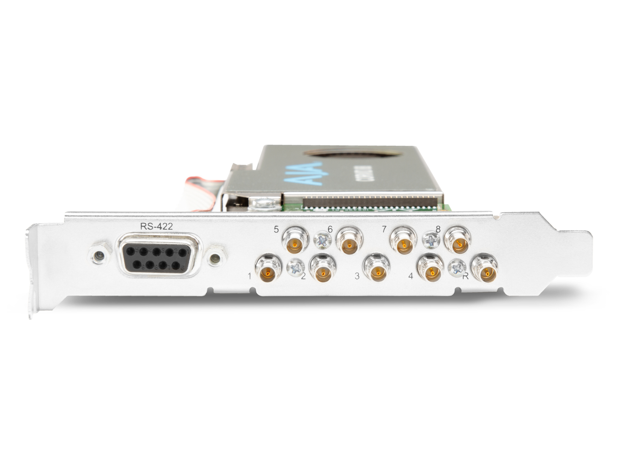 AJA CRV88-9-T-R0 2 Gen PCIE 8 channel I/O card/4K capable/tall (standard) PCIe bracket/Cables included - Image 2