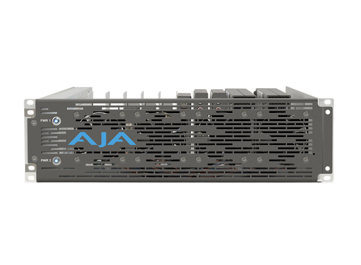 AJA DRM2-PLUS-P2 Passive Redundant Power Supply 3 RU / 288W Output / Fits 12 Standard 6 Next-Gen Mini-Converters