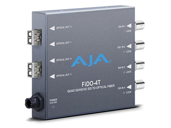 AJA FiDO-4T-MM 4-Channel 3G-SDI to Multi-Mode LC Fiber (Transmitter)