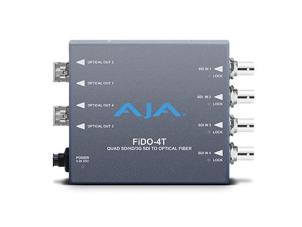 AJA FiDO-4T-MM 4-Channel 3G-SDI to Multi-Mode LC Fiber (Transmitter) - Image 2