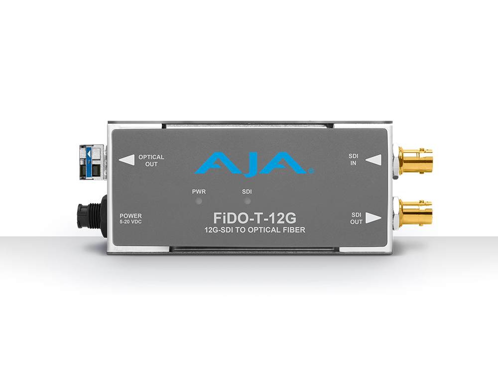 AJA FiDO-T-12G 1-Channel 12G-SDI to Single-Mode LC Fiber Extender (Transmitter) - Image 2