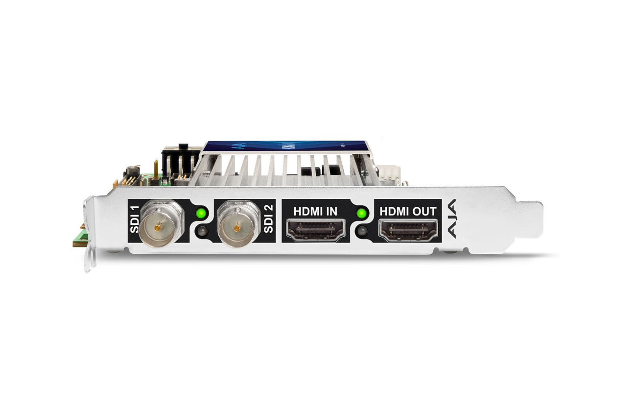 AJA KONA-X-OP-R0 12G-SDI Bidirectional / HDMI 2.0 I/O PCIe Card Fanless Ultralow Latency - Image 2