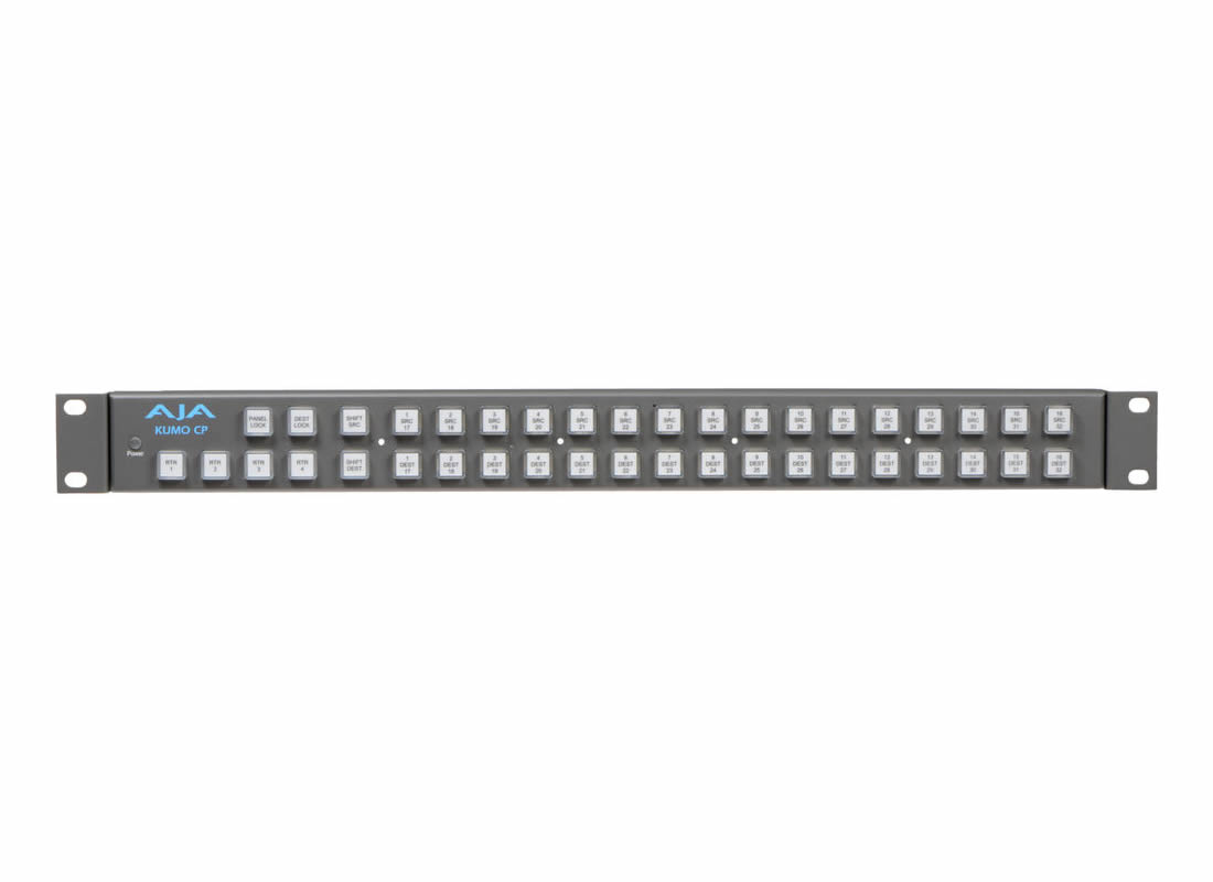 AJA KUMO-CP-R0 1RU Hardware Control Panel for KUMO Routers - Image 3