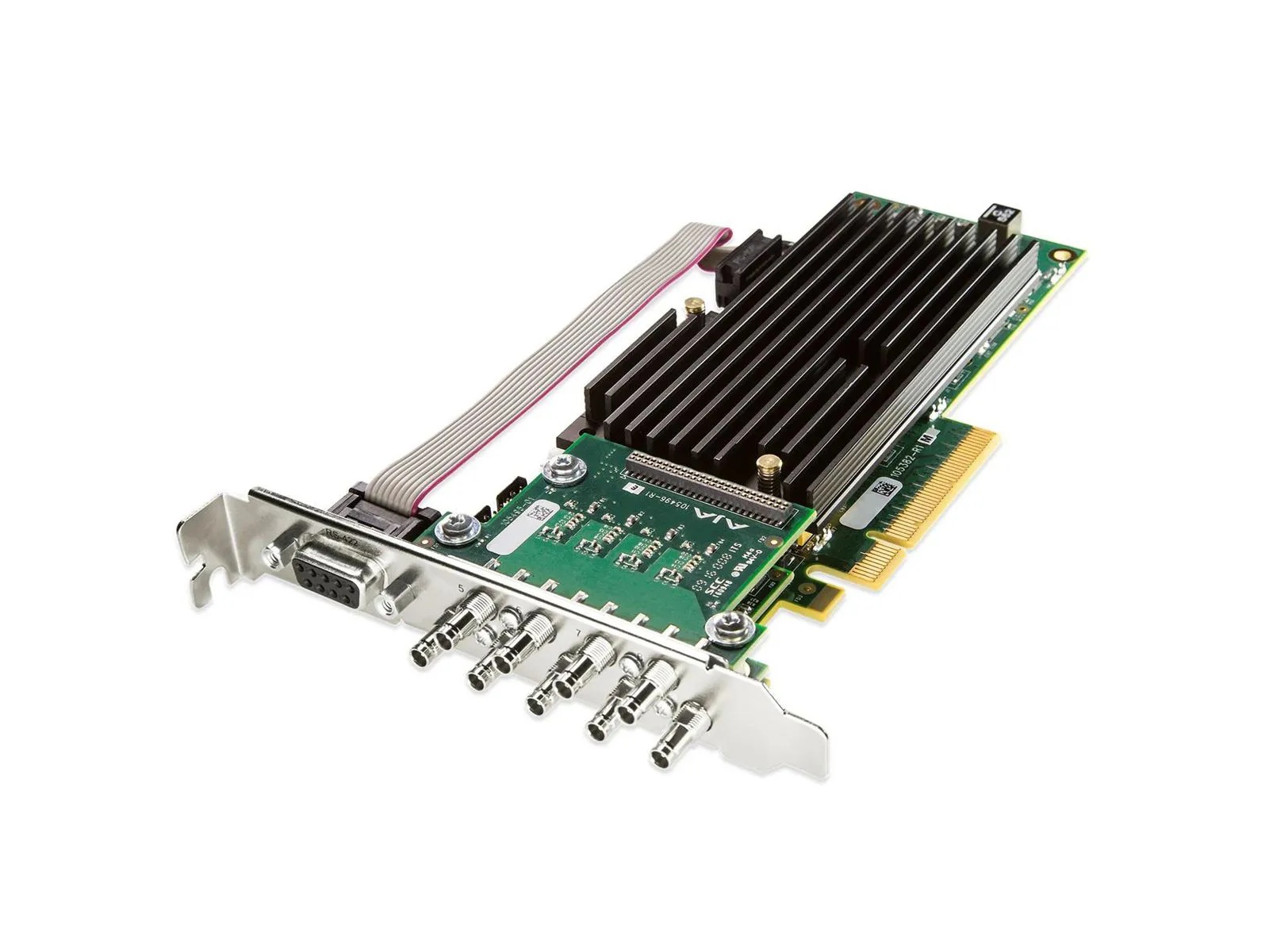 AJA CRV88-9-T-CCF 8-Lane PCIe 2.0 8x Bidirectional 3G-SDI I/O / Passive Heatsink / Dual 4K 50/60p