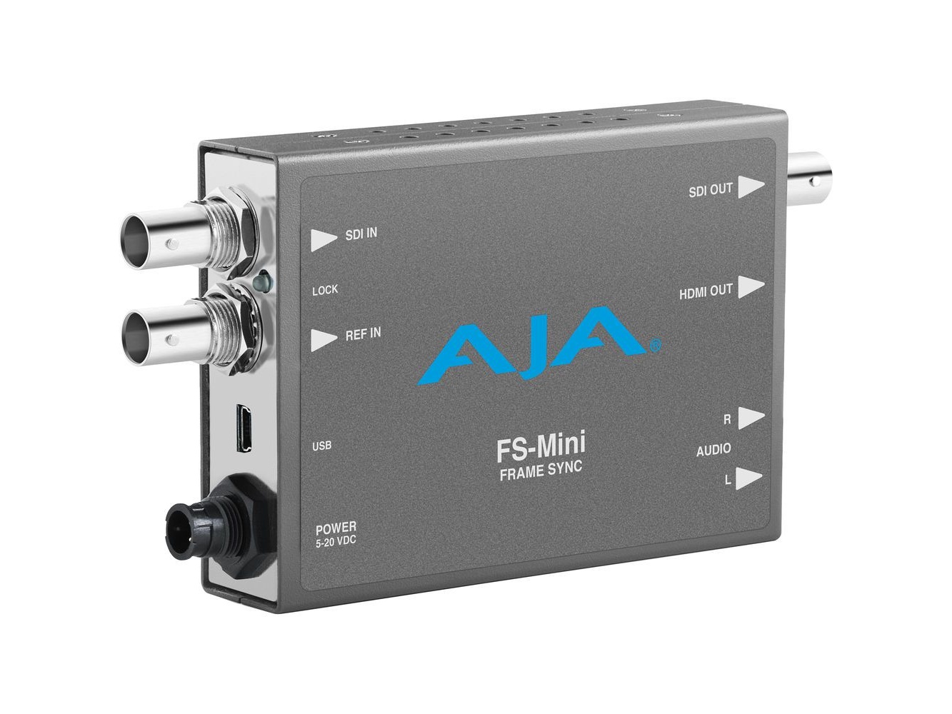 AJA FS-MINI-R0 3G-SDI Utility Frame Sync / SDI / HDMI Simultaneous Outputs / Up/Down/Cross Conversion - Image 2