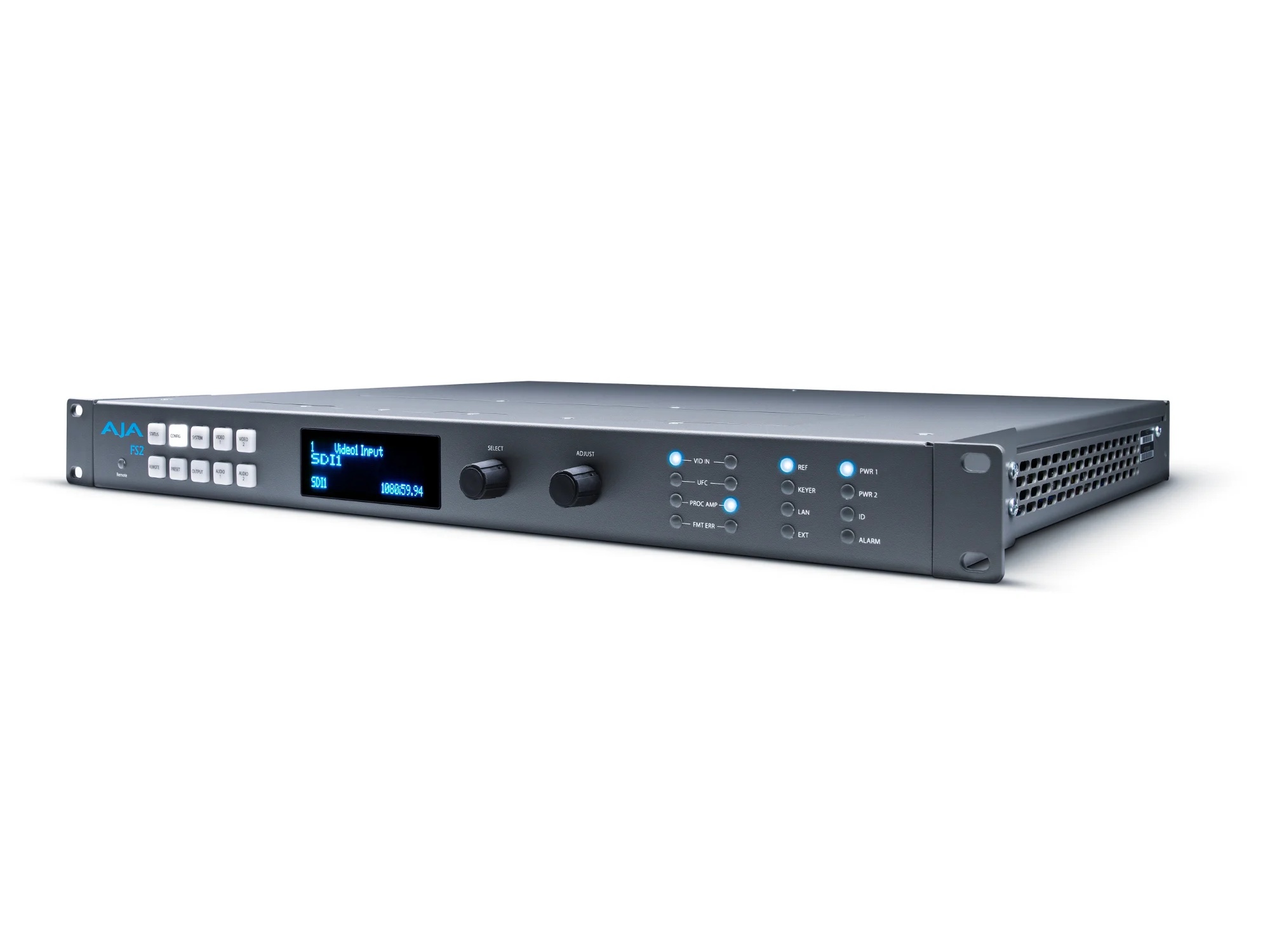 AJA FS2-R1 Dual-Channel 3G/HD/SD Frame Sync / Format Converter 1RU Rack
