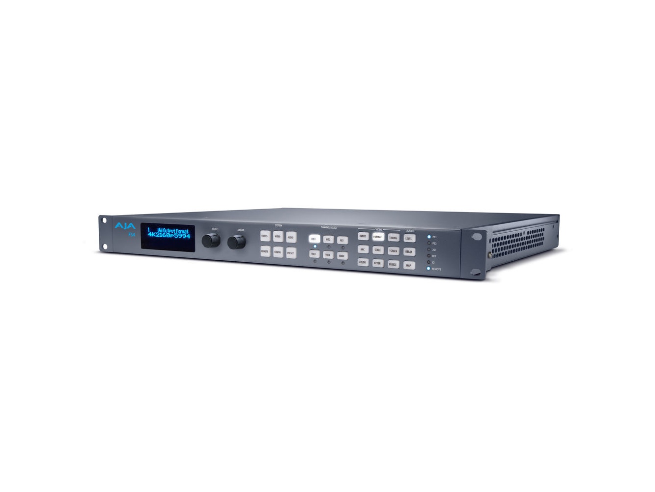 AJA FS4-R0 4-Channel 2K/HD/SD / 1-Channel 4K/UltraHD Frame Sync / Up Down Cross-Converter