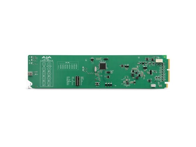 AJA OG-C10DA-R0 1x9 Analog Distribution Amplifier / NTSC PAL / Tri-Level Sync / Loop-Out / Adjustable Gain - Image 2