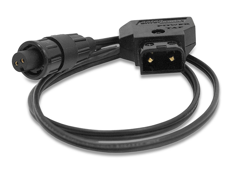 AJA PTAP-CBL 18" DC cable, P-TAP Connector to AJA D5/10-PC Connector