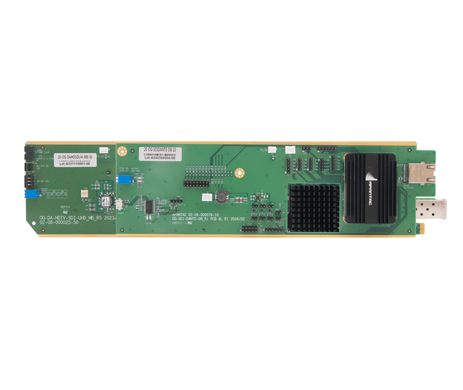 Apantac DA-SDI-DE-12G-Dante 12G/3G/HD-SDI de-embedder with loop outs
