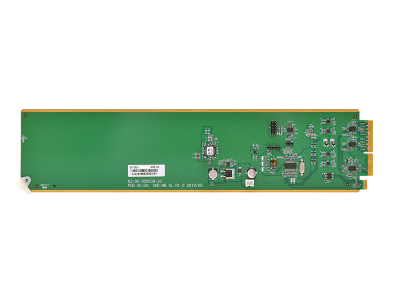 Apantac OG-DA-4UHD-SET-1 OpenGear 1x4 Reclocking SDI Distribution Amplifier Set (Main Card / Rear Module) - Image 2