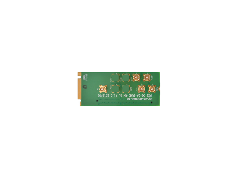 Apantac OG-DA-4UHD-SET-1 OpenGear 1x4 Reclocking SDI Distribution Amplifier Set (Main Card / Rear Module) - Image 3
