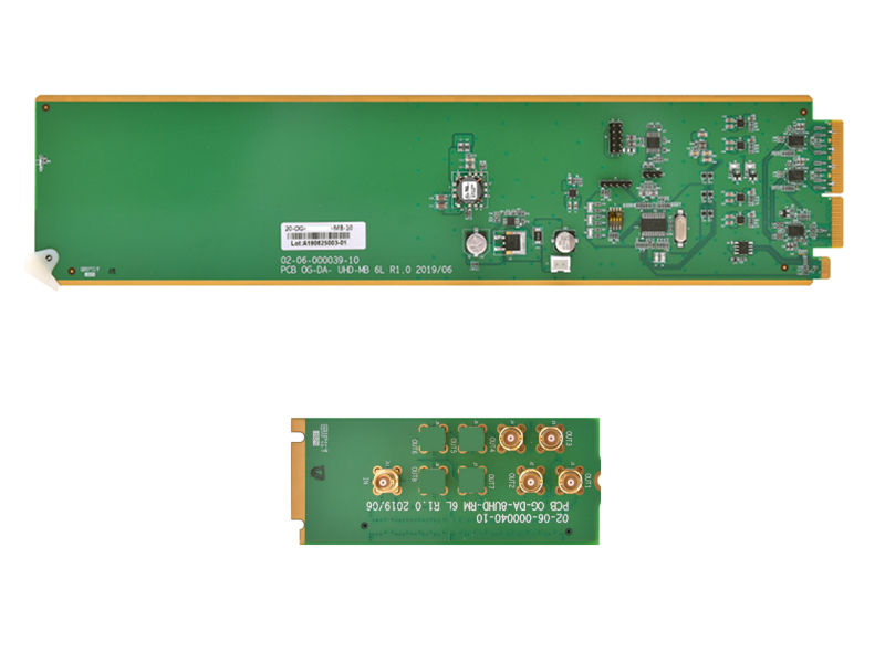 Apantac OG-DA-4UHD-SET-1 OpenGear 1×4 Reclocking SDI Distribution Amplifier Set (Main Card / Rear Module)