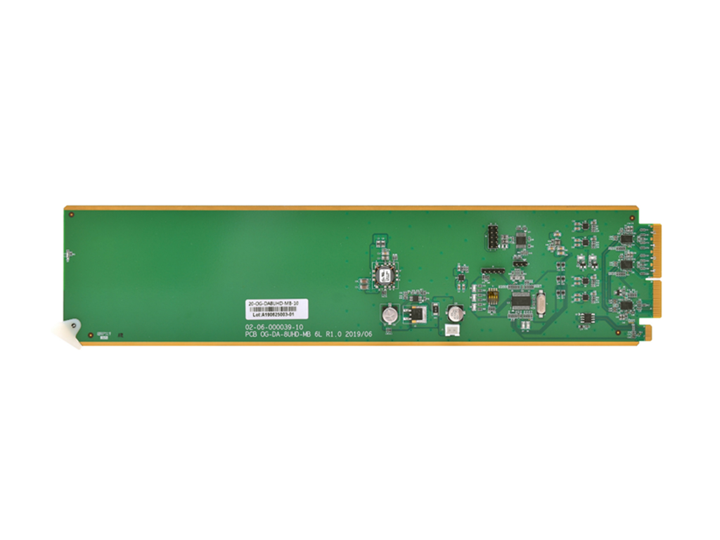 Apantac OG-DA-8UHD-SET-1 OpenGear 1x8 Reclocking SDI Distribution Amplifier Set (Main Card / Rear Module) - Image 2