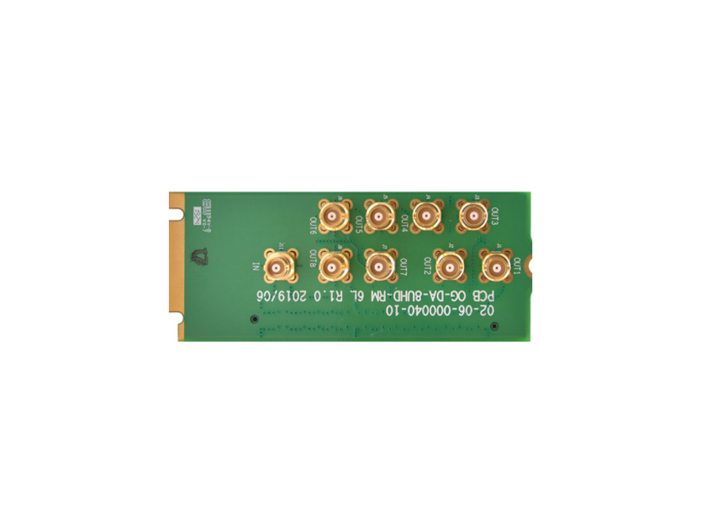Apantac OG-DA-8UHD-SET-1 OpenGear 1x8 Reclocking SDI Distribution Amplifier Set (Main Card / Rear Module) - Image 3