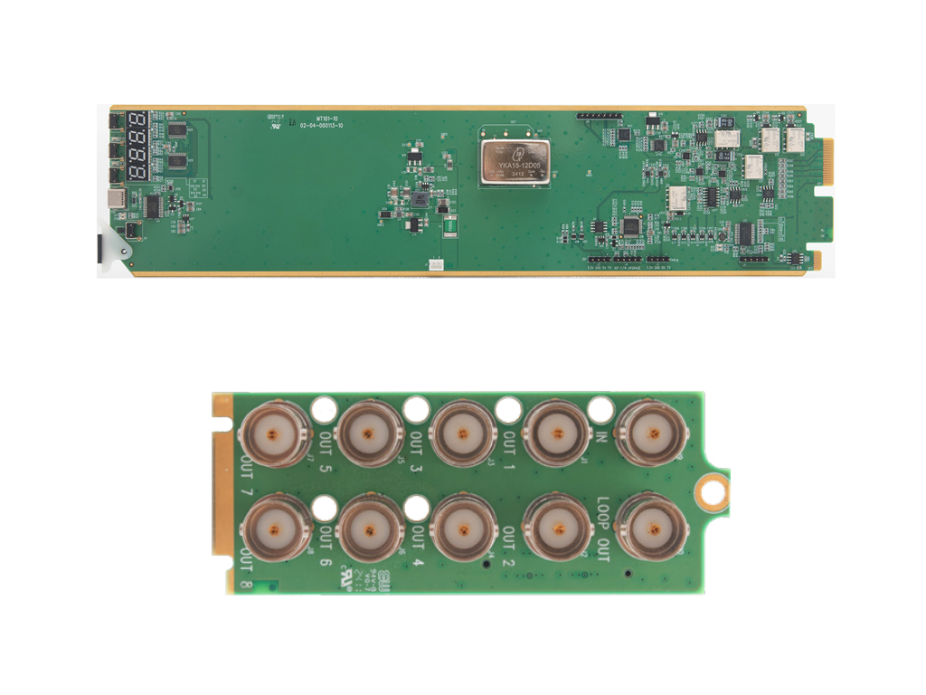 Apantac OG-DA-AES-SET-1 OpenGear 1 x 8 AES Distribution Ampflier Set (Main Board / Rear Module)