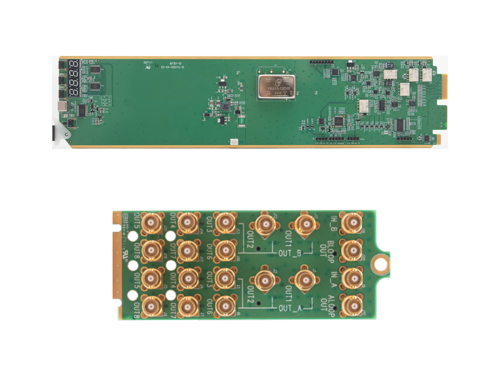 Apantac OG-DA-AES-SET-2 OpenGear 1 x 8 AES Distribution Ampflier Set (2 x Main Board / Rear Module2)