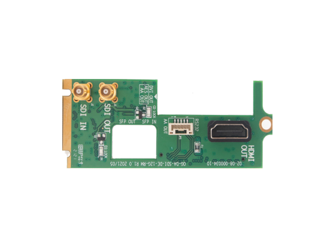 Apantac OG-DA-SDI-DE 12G Dante RM OpenGear Rear Module for 12G SDI Audio Dante De-embedder