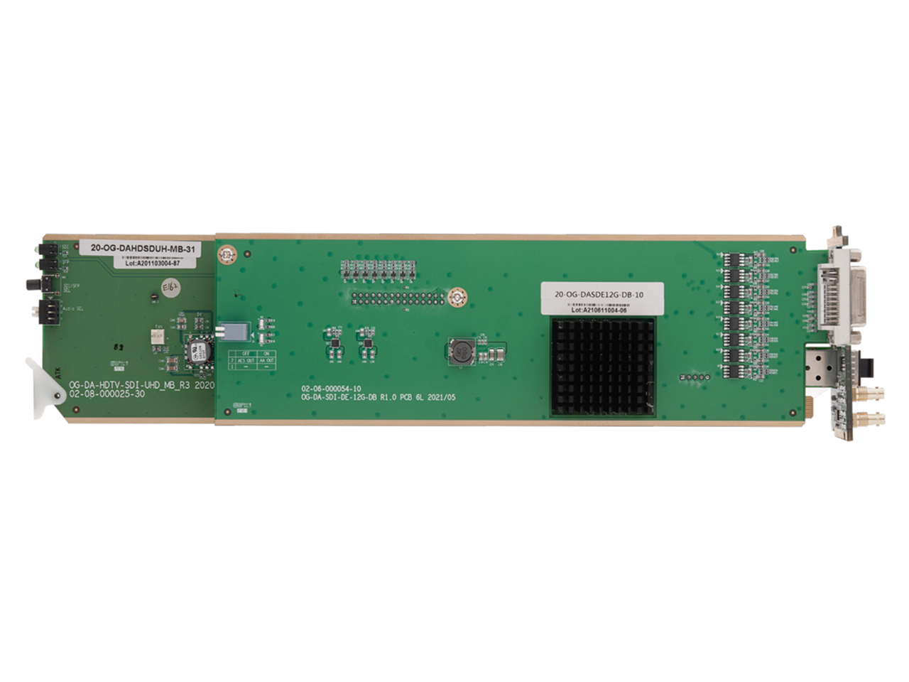 Apantac OG-DA-SDI-DE 12G MB OpenGear 12G SDI De-embedder Main Board
