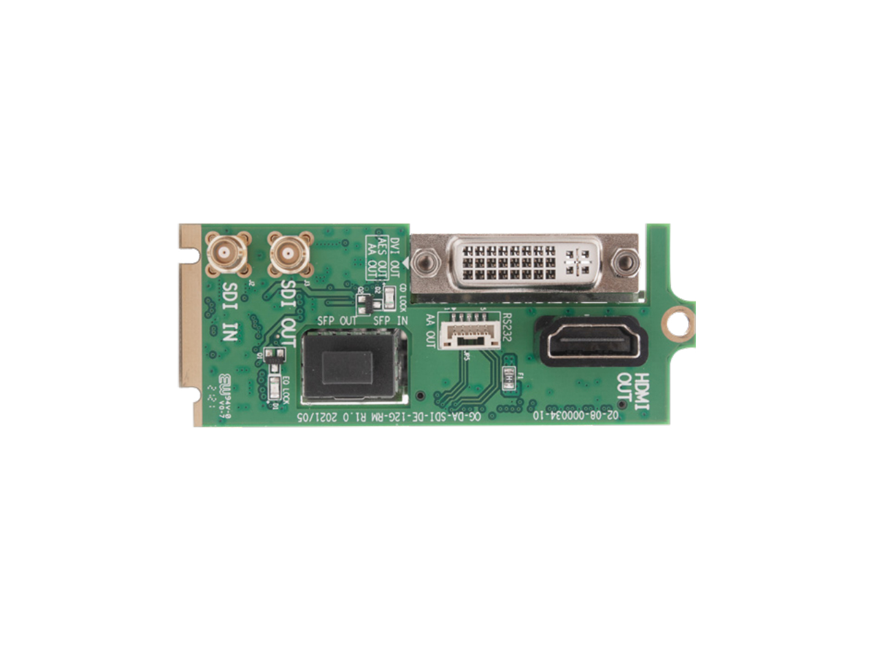 Apantac OG-DA-SDI-DE 12G RM OpenGear Rear Module for 12G SDI De-embedder