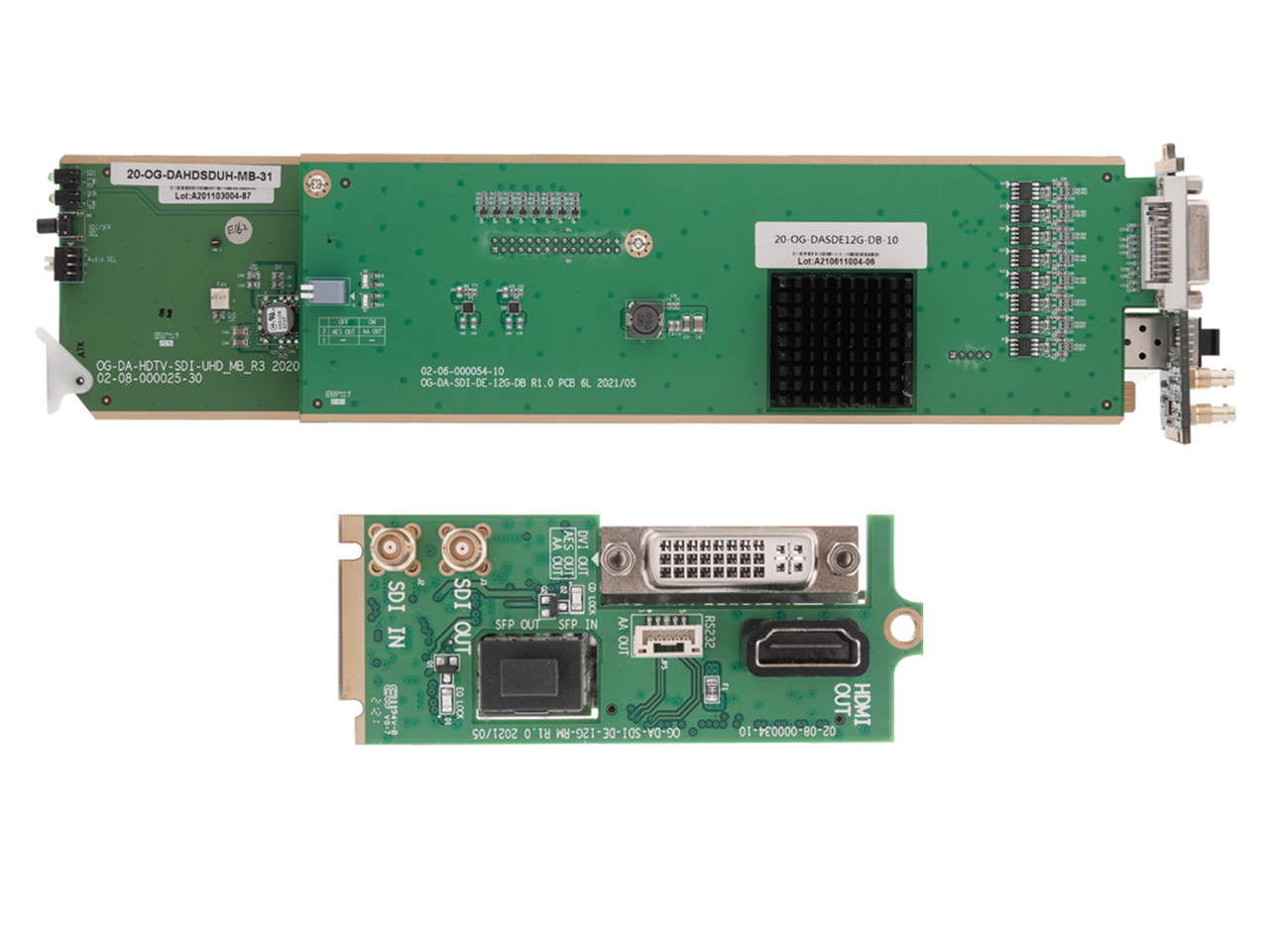 Apantac OG-DA-SDI-DE 12G-SET-1 12G SDI De-embedder Set (Main Board / Rear Module)