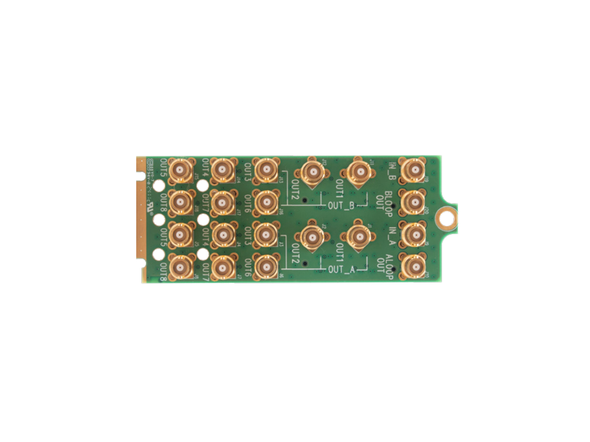 Apantac OG-DA-WC-SET-2 OpenGear 1 x 8 Word Clock Distribution Ampflier with loop out Set (2 x Main Board / Rear Module2) - Image 3