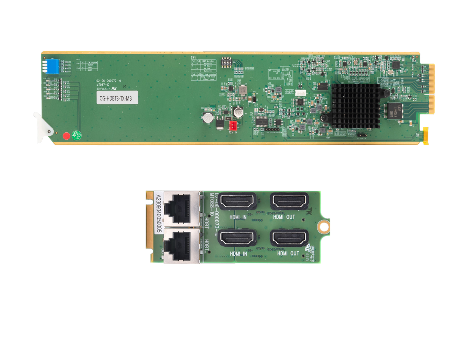 Apantac OG-HDBT3-Tx-SET-2 OpenGear HDMI/HDBaseT3 Transmitter Set (2 x Main Board / Rear Module2)