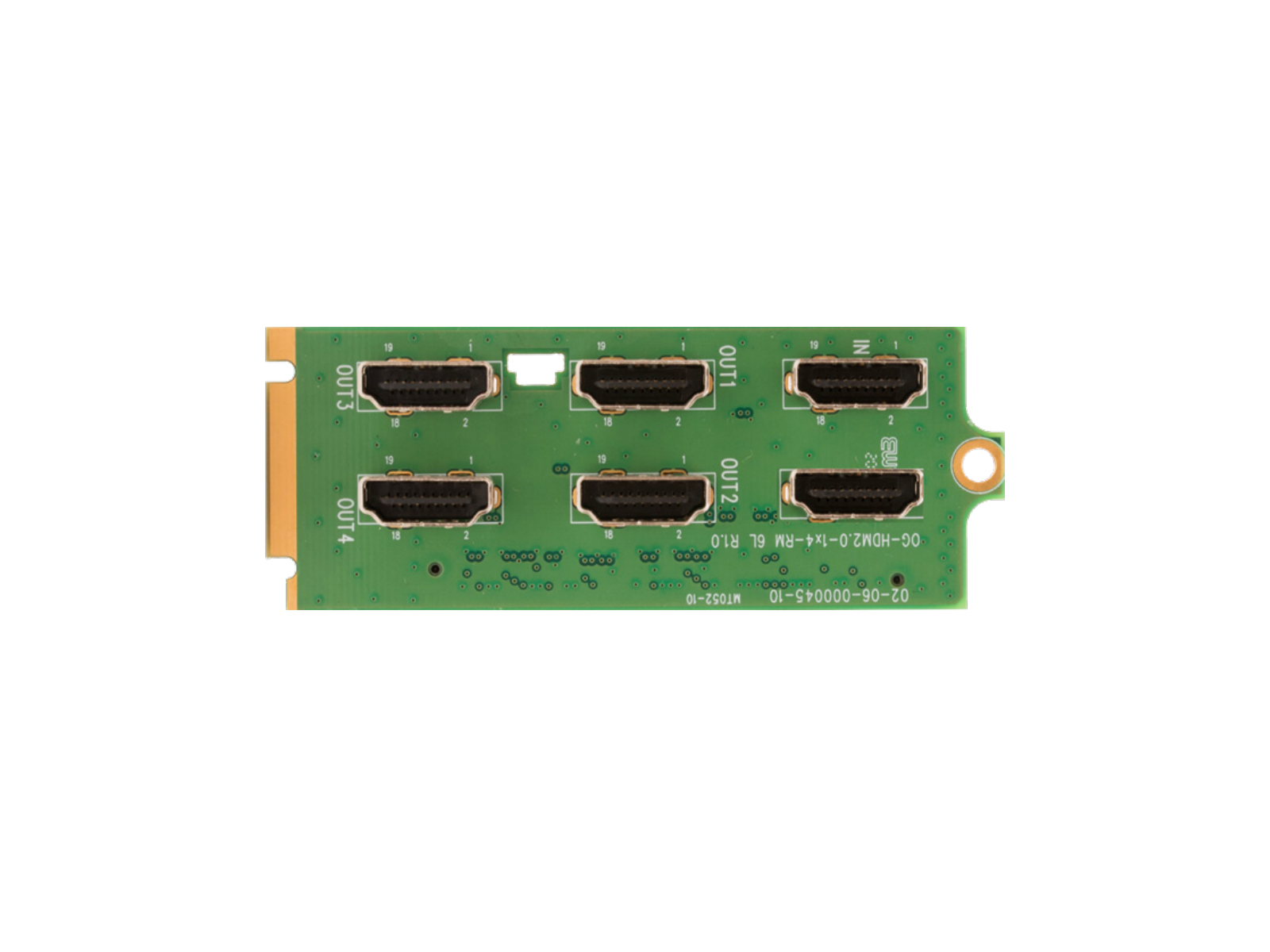 Apantac OG-HDM2.0-1×2-Dual-RM OpenGear Rear Module for Dual 1 x 2 HDMI 2.0 UHD distribution Ampflifier