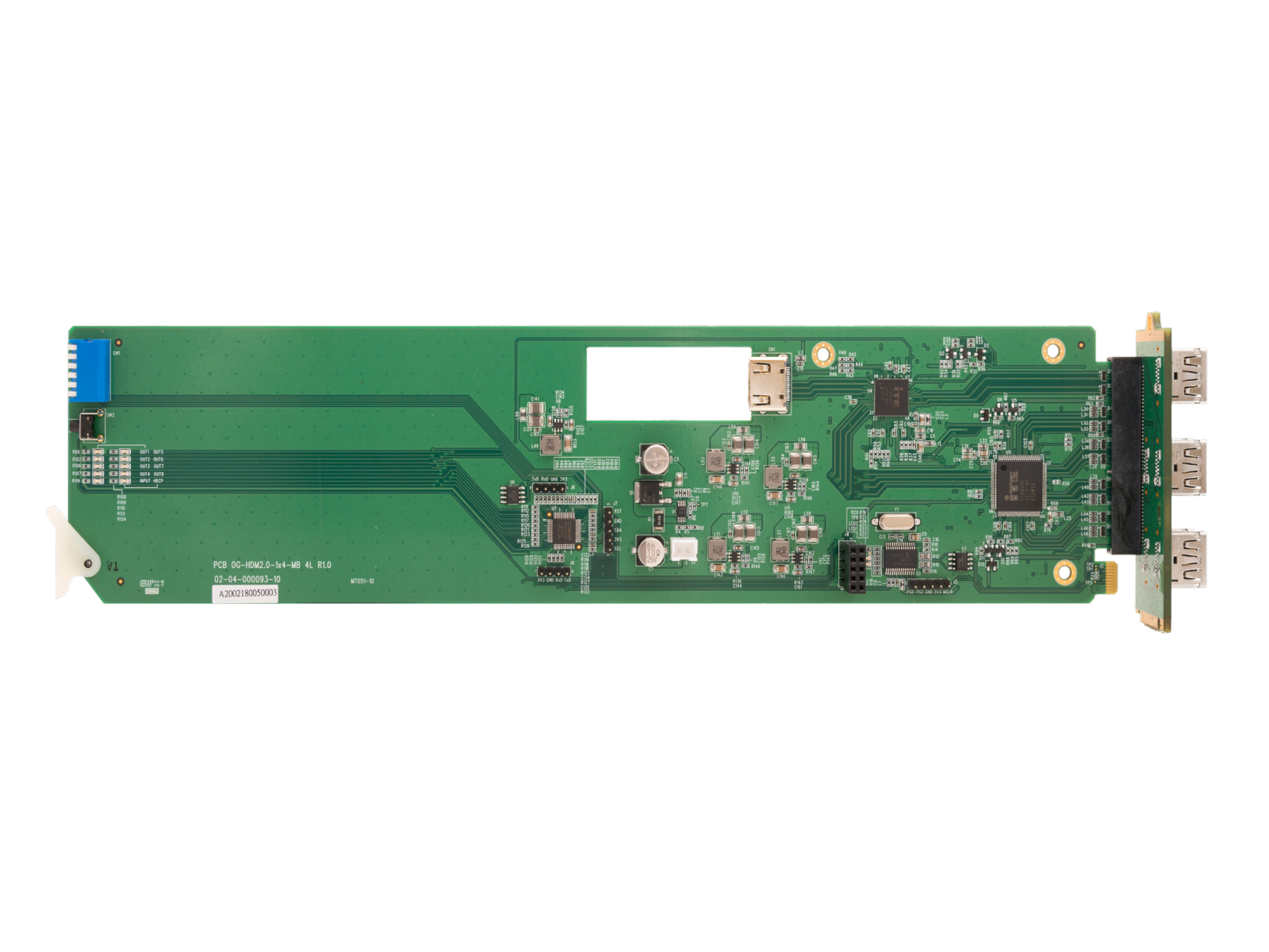 Apantac OG-HDM2.0-1×4-MB OpenGear 1 x 4 HDMI 2.0 UHD distribution Ampflifier Main Board