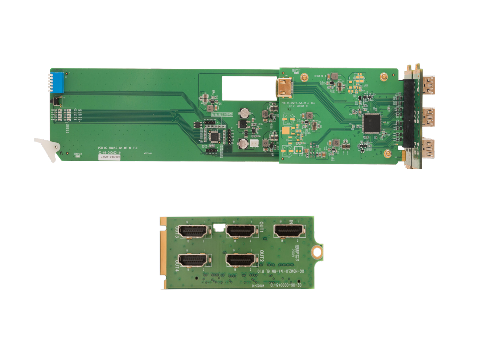 Apantac OG-HDM2.0-1×8-SET-1 OpenGear 1 x 8 HDMI 2.0 UHD distribution Ampflifier Set (Main Board / Rear Module)