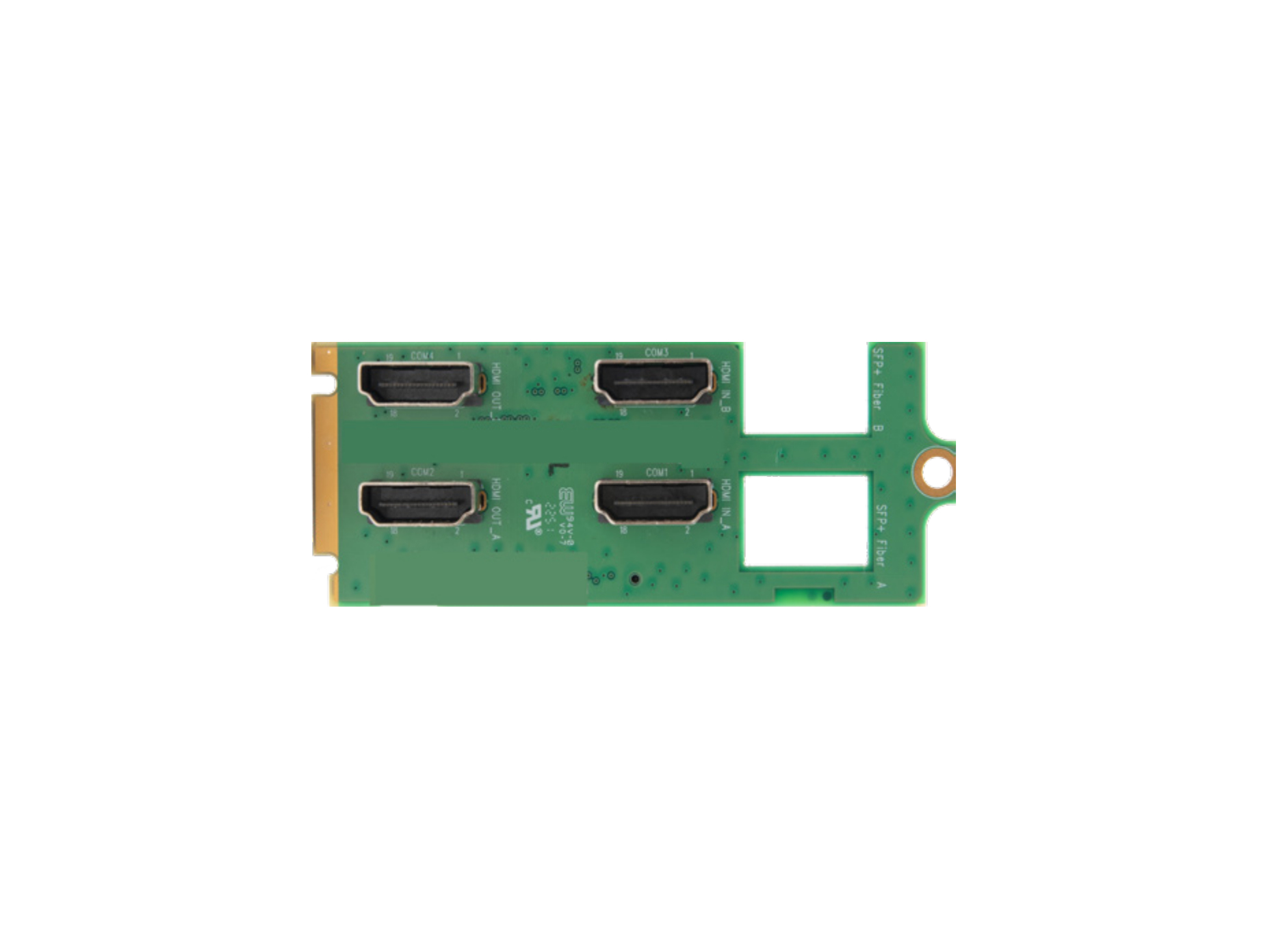 Apantac OG-HDM2.0-FIB-II-Tx-SET-5 OpenGear Dual SDVoE HDMI 2.0 UHD AV over IP transmitter Set (2 x Main Board / Rear Module2 / 2 x SFP-10-Tx-SM) - Image 3