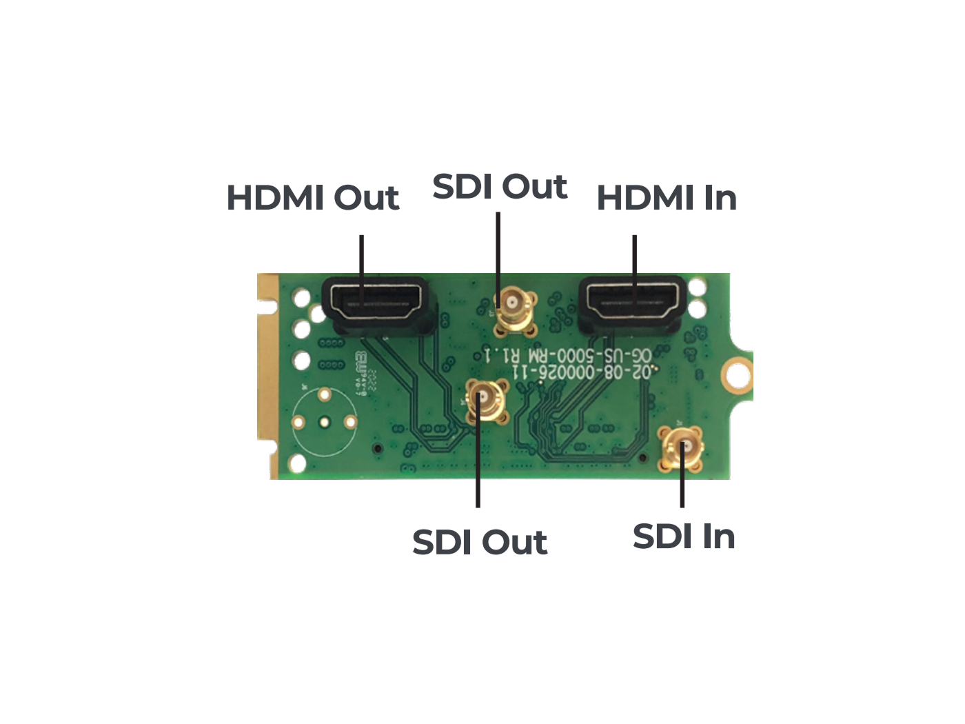 Apantac OG-HDR-UDX-RM OpenGear Rear Module for HDR up/down/cross converter with Genlock