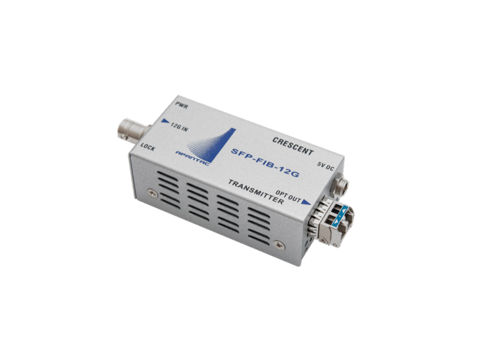 Apantac SFP-FIB-12G-Tx Single Channel 12G SDI Fiber Optic Transmitter / LC connectors