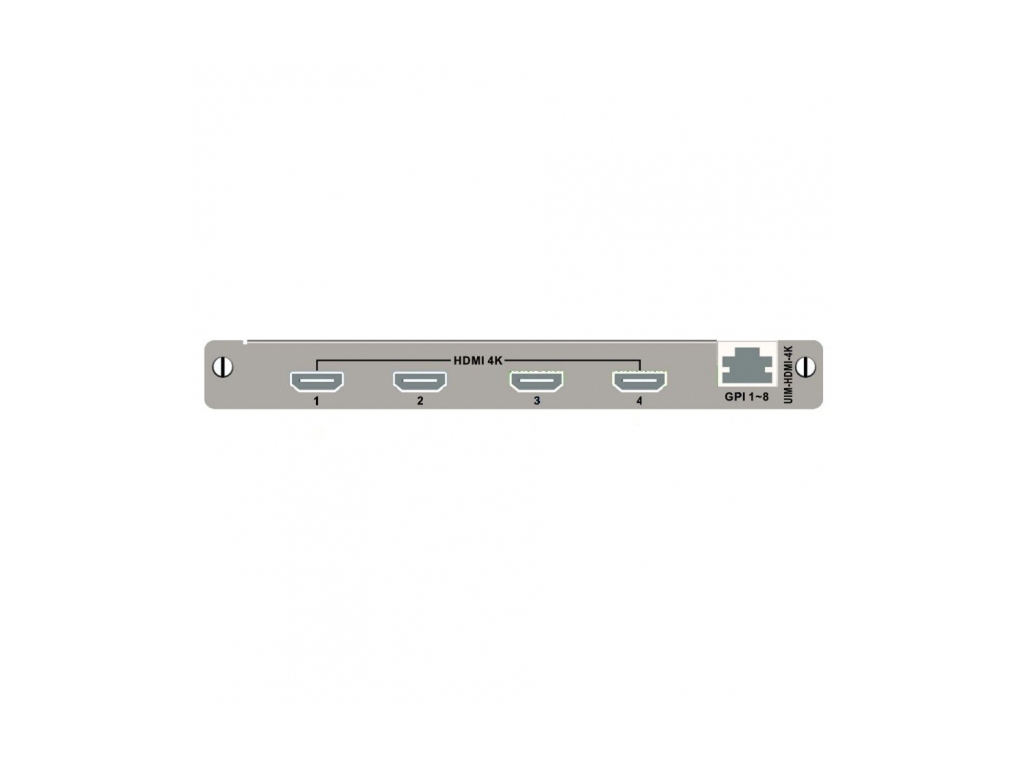 Apantac UIM-HDMI-4K Rear Module for the VSM / 4 HDMI connectors / HDMI 2.0 Video Input