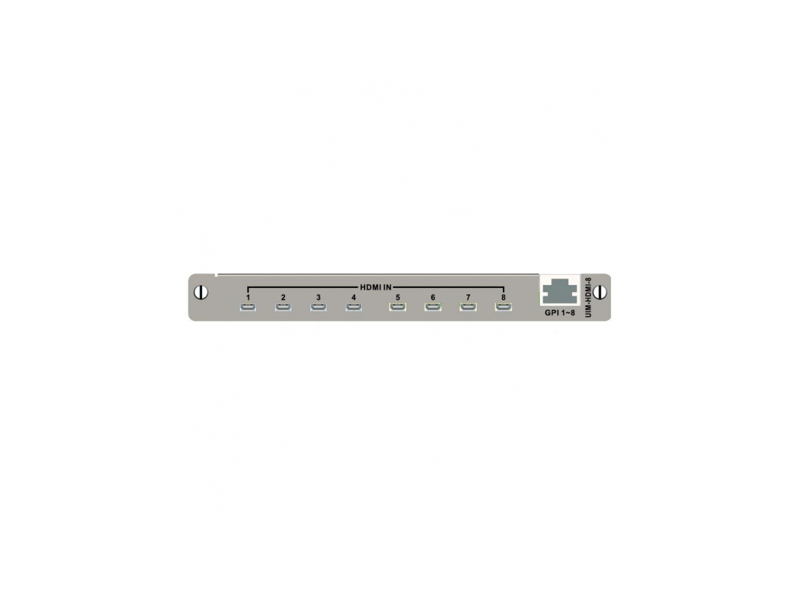 Apantac UIM-HDMI-8 Rear Module for the VSM / 8 HDMI Micro HDMI connectors / HDMI/DVI video input