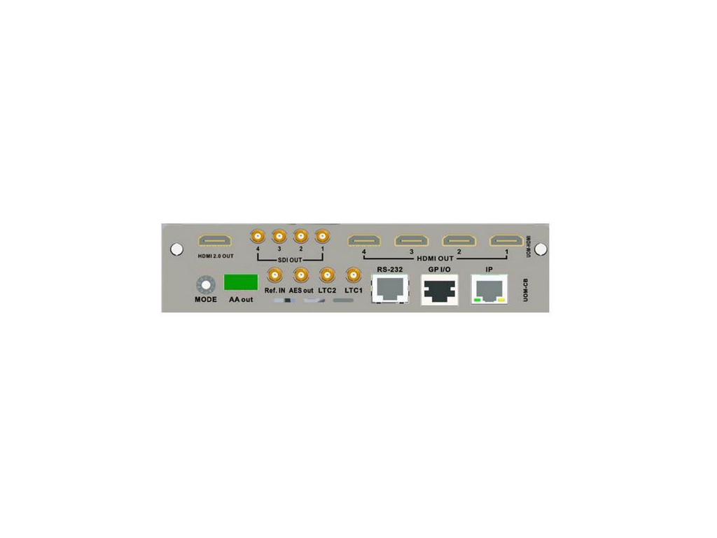 Apantac UOM-H-A-UHD Output Rear Module For OPM-A-UHD / 1x HDMI 2.0 UHD / 4x HDMI 1.4 / 3G/HD SDI Output Sets