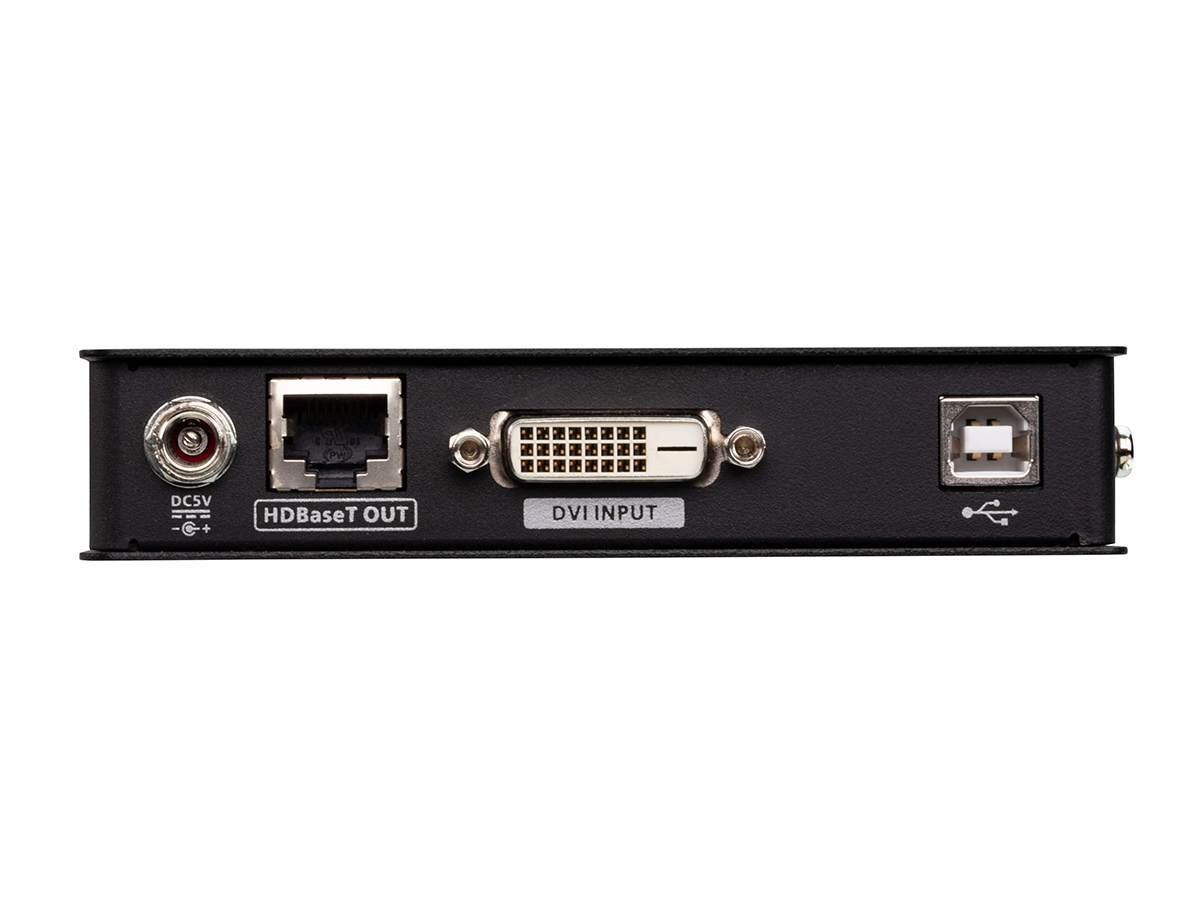 Aten CE611 HDBaseT USB DVI KVM Extender Transmitter / Receiver 330ft/100m Stereo Audio / RS-232 / USB 2.0 - Image 3