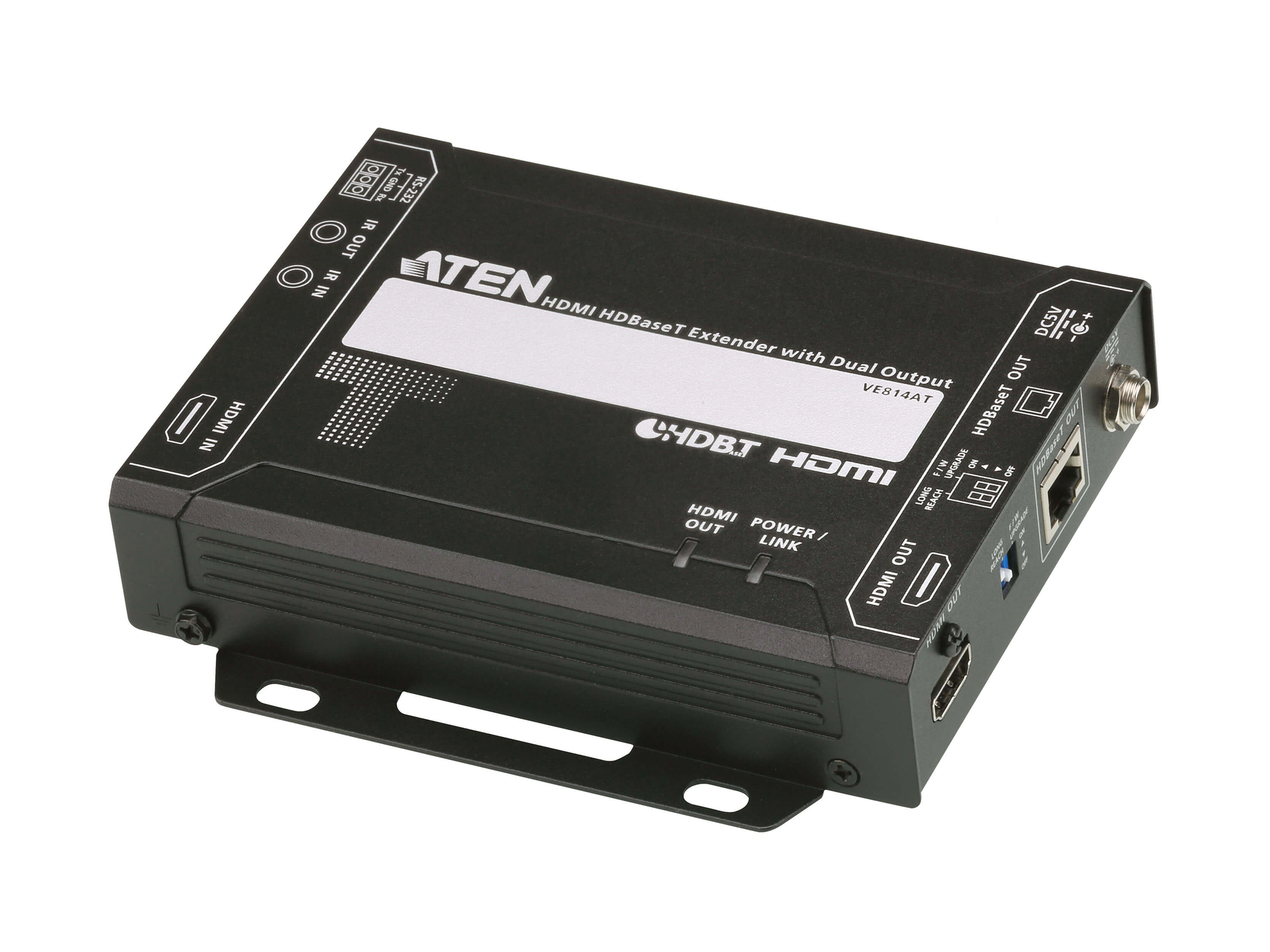 Aten VE814AT-ATA HDBaseT HDMI Transmitter / Local HDMI Out / Dual Remote Outputs / 4K@100m / RS232 / IR