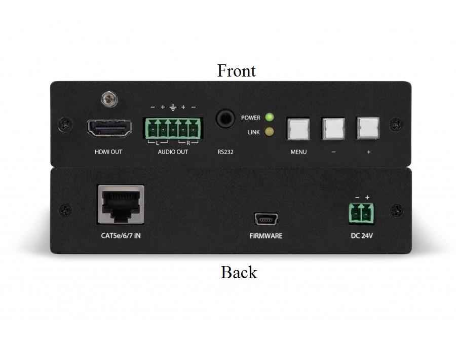 Atlona AT-HDVS-RX HDBaseT HDMI Receiver / Scaler / Audio De-embed / RS232 / PoCc / 1080p/1920x1200
