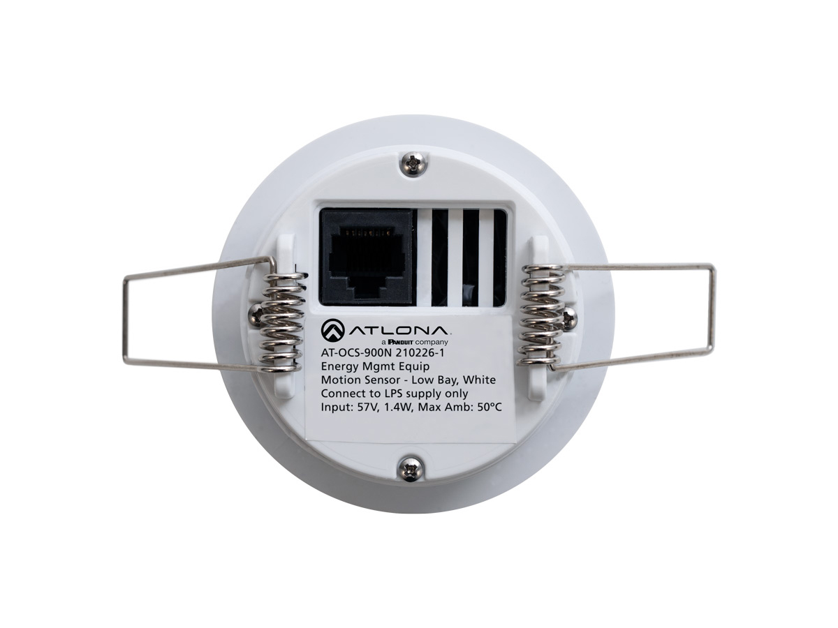 Atlona AT-OCS-900N Network-Enabled Occupancy Sensor / PIR / PoE / Temp / Ambient Light / MQTT - Image 2