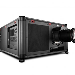 Barco R9410850-BU Barco QDX-4K35 BU 33,000-Lumen 4K UHD 3-Chip DLP Projector with Wired XLR/IR (Black)