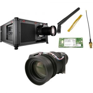 Barco R9410851-B1 QDX-4K35 B1 41,000-Lumen 4K UHD 3-Chip DLP Projector with GSM/WiFi Control and TLD+ Lens (Black)
