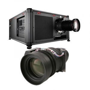 Barco R9410854-B1U 41,000-Lumen WUXGA 3-Chip DLP Laser Projector w/Wired XLR/IR Control & TLD+ Lens Choice (Black)