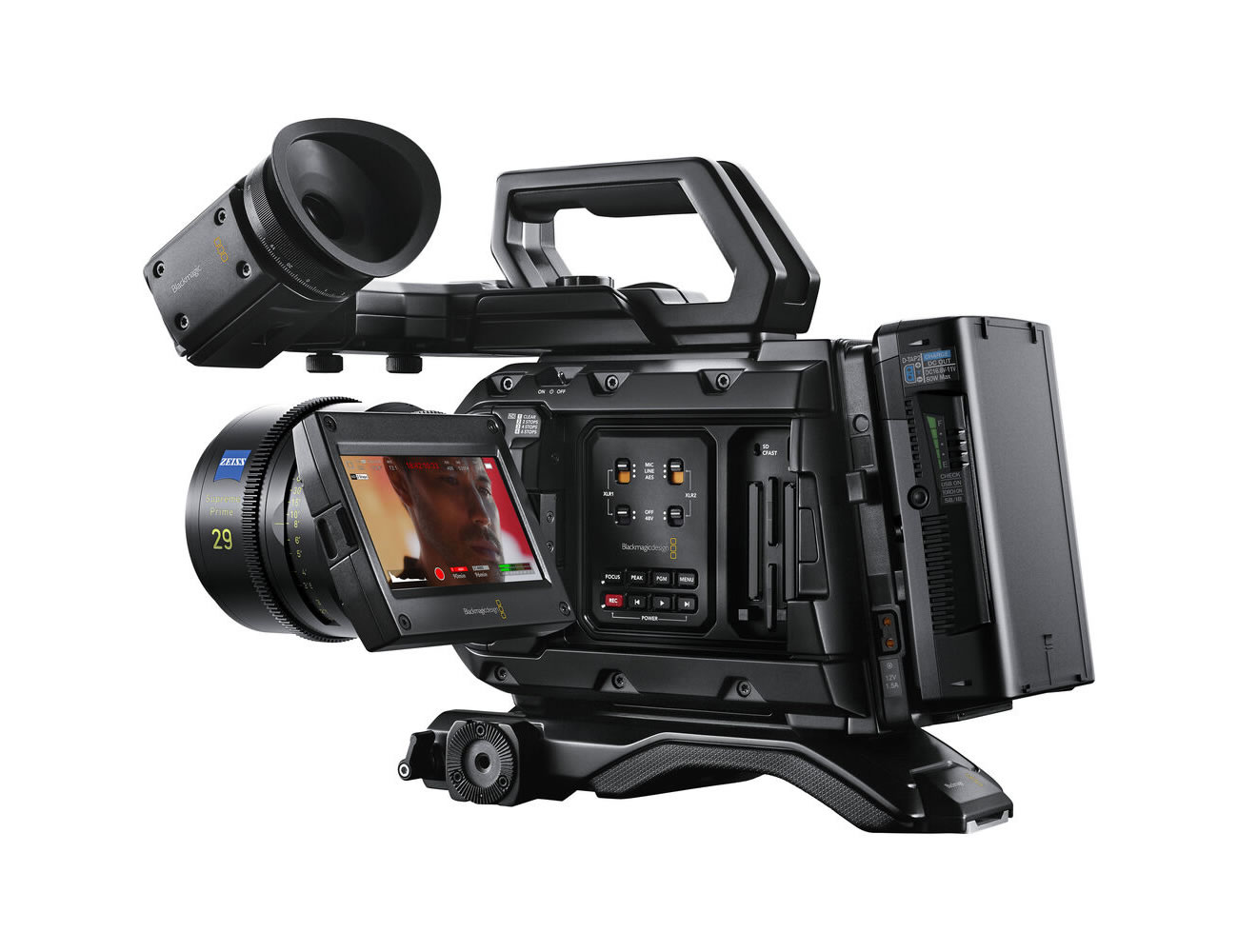 Blackmagic Design BMD-CINEURSAMUPRO12KOLPF URSA Mini Pro 12K OLPF Super35 12K Sensor / 14-Stop DR / 12-Bit RAW / PL Mount - Image 3