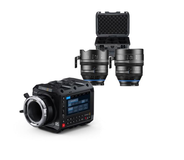 Blackmagic Design BMD-PYXIS-PL-IRIX-LENS-DB PYXIS 6K PL & Irix 21mm + 45mm + Nanuk Case