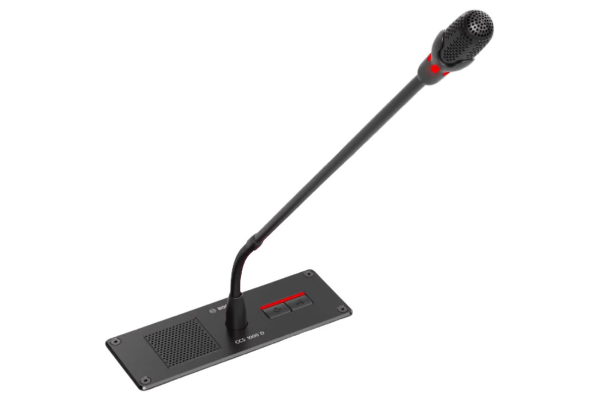 Bosch CCSD-FDL Flush Discussion Device / Fixed Long Microphone / 2m Cable / Built-in Speaker