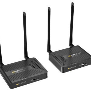 BZBGEAR BG-Air4Kast-MKX 4K60 UHD Wireless HDMI Extender Kit with Multi-Receiver Support (1 Transmitter and 1 Receiver)